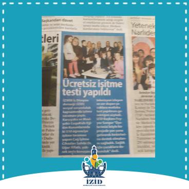 ÜCRETSİZ İŞİTME TESTİ YAPILDI