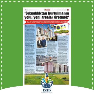 SIKIŞIKLIKTAN KURTULMANIN YOLU YENİ ARSALAR ÜRETMEK - TELGRAF