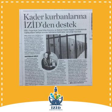 KADER KURBANLARINA İZİD'DEN DESTEK