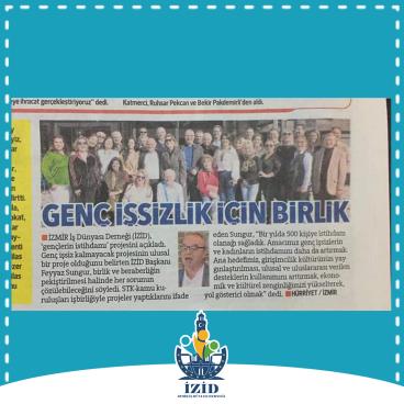 GENÇ İŞSİZLİK İÇİN BİRLİK