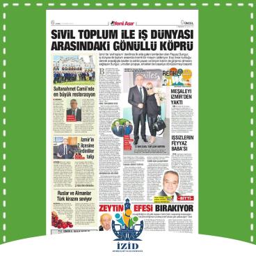 SİVİL TOPLUM İLE İŞ DÜNYASI  ARASINDAKİ GÖNÜLLÜ KÖPRÜ - YENİASIR