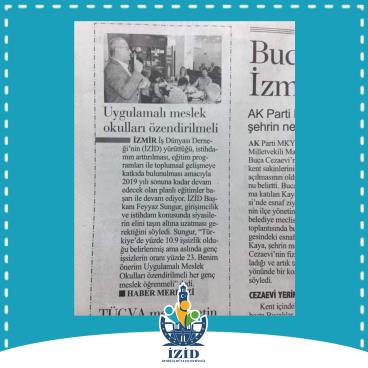 UYGULAMALI MESLEK OKULLARI ÖZENDİRİLMELİ